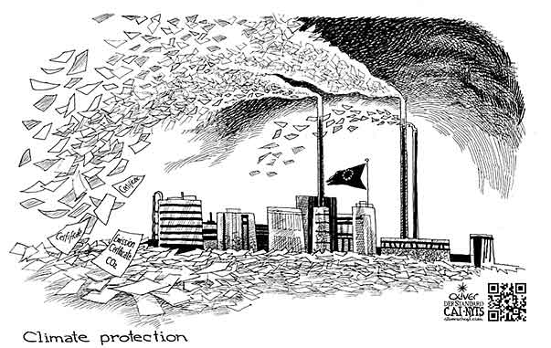  
Oliver Schopf, editorial cartoons from Austria, cartoonist from Austria, Austrian illustrations, illustrator from Austria, editorial cartoon
Europe EU eu European union climate and environment
2013 EU CLIMATE PROTECTION EMISSION CERTIFICATE SMOKE POLLUTION GREENHOUSE GAS GLOBAL WARMING 

