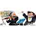 Oliver Schopf, editorial cartoons from Austria, cartoonist from Austria, Austrian illustrations, illustrator from Austria, editorial cartoon politics politician Europe 2009: eu, barroso, vaclav klaus, dress rehearsal, orchestra, music, conducting, pen