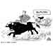 Oliver Schopf, editorial cartoons from Austria, cartoonist from Austria, Austrian illustrations, illustrator from Austria, editorial cartoon politics politician Europe 2009: eu, europe, bull, riding, women