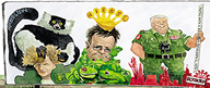 Oliver Schopf; Karikaturist: Landtagswahlen 2005; politische Karikaturen