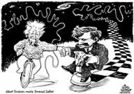 Oliver Schopf: Einstein und Emanuel Lasker