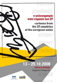 Oliver Schopf Karikaturist, ist bei Cartoon in Europe 2008 vertreten