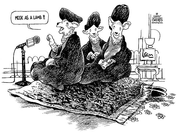 Oliver Schopf, editorial cartoons from Austria, cartoonist from Austria, Austrian illustrations, illustrator from Austria, editorial cartoon iran
 United Nations, Iaea, Nuclear Program Iran and nuclear politic atomic bomb 
