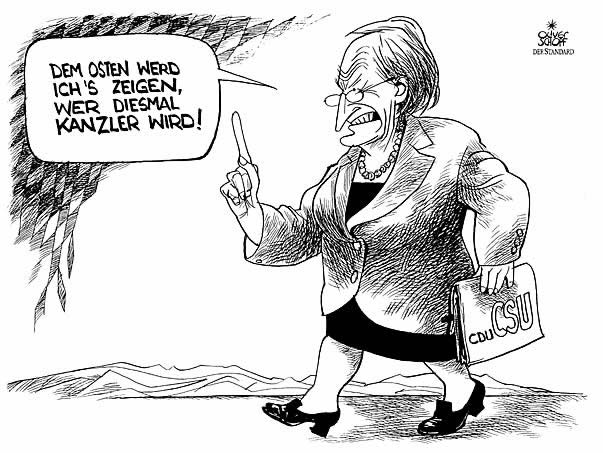  Oliver Schopf, politischer Karikaturist aus Österreich, politische Karikaturen, Illustrationen Archiv politische Karikatur Deutschland: Stoiber csu 