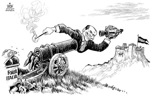  
Oliver Schopf, editorial cartoons from Austria, cartoonist from Austria, Austrian illustrations, illustrator from Austria, editorial cartoon
Europe EU eu European union italy  2007 berlusconi, forza italia, prodi, castel, canon

