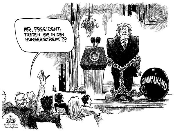  Oliver Schopf, politischer Karikaturist aus Österreich, politische Karikaturen, Illustrationen Archiv politische Karikatur Welt USA Präsident Georg W. Bush
Al Kaida; Terror über das Handy, usa, george w. bush, guantánamo, gefaengnis, hungerstreik, praesident, ketten
