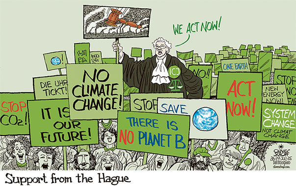 Oliver Schopf, editorial cartoons from Austria, cartoonist from Austria, Austrian illustrations, illustrator from Austria, editorial cartoon politics politician International, Cartoon Movement, @oliverschopf.bsky.social 2025: INTERNATIONAL COURT OF JUSTICE THE HAGUE RULING CLIMATE CHANGE GLOBAL WARMING DECISION EMISSIONS VANUATU DEMONSTRATION ACT ACTIVIST PROTEST 


 




























