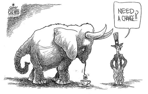 Oliver Schopf, editorial cartoons from Austria, cartoonist from Austria, Austrian illustrations, illustrator from Austria, editorial cartoon politics politician International, Cartoon Arts International, New York Times Syndicate, Cagle cartoon 2012 USA REPUBLICANS GRAND OLD PARTY GOP ELEPHANT UNCLE SAM CHANGE DEFEAT         

 


