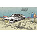 Oliver Schopf, politischer Karikaturist aus Österreich, politische Karikaturen aus Österreich, Karikatur Cartoon Illustrationen Politik Politiker Deutschland @oliverschopf.bsky.social 2025: AUTO KAROSSERIE  AUTOMOBIL INDUSTRIE AM SAND STRAND IMMOBILIE CHINA KONKURRENZ CONTAINERSCHIFF WETTBEWERB 
