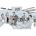 Oliver Schopf, politischer Karikaturist aus Österreich, politische Karikaturen aus Österreich, Karikatur Cartoon Illustrationen Politik Politiker Deutschland 2021: BUNDESTAGSWAHL WÄHLER WAHLTAG WAHLURNE WAHLLOKAL WAHLKAMPF INHALTE INHALTSLEER STIMMZETTEL KUVERT 

