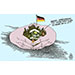 Oliver Schopf, politischer Karikaturist aus Österreich, politische Karikaturen aus Österreich, Karikatur Cartoon Illustrationen Politik Politiker Deutschland 2021: BUNDESTAGSWAHL STAATSBÜRGER WÄHLER SCHREBERGARTEN MERKEL RAUTE SICHERHEIT ZAUN VERÄNDERUNG UNSICHERHEIT ZUKUNFT ÄNGSTE GARTENZWERG
