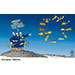Oliver Schopf, editorial cartoons from Austria, cartoonist from Austria, Austrian illustrations, illustrator from Austria, editorial cartoon politics politician Europe, Cartoon Movement, @oliverschopf.bsky.social 2026: EU EUROPEAN UNION ARMY ARMAMENT POWER FORCES STARS FLAG DEFENSE WEAPONS SECURITY FCAS 
