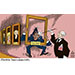 Oliver Schopf, politischer Karikaturist aus Österreich, politische Karikaturen aus Österreich, Karikatur Cartoon Illustrationen Politik Politiker Europa 2024: GROSSBRITANNIEN WAHLEN PREMIERMINISTER RISHI SUNAK VERLIERER GEMÄLDEGALERIE BILDERRAHMEN BUTLER ABSTAUBEN 
LIZ TRUSS BORIS JOHNSON THERESA MAY 
