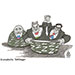 Oliver Schopf, politischer Karikaturist aus Österreich, politische Karikaturen aus Österreich, Karikatur Cartoon Illustrationen Politik Politiker Europa 2022: EU EUROPÄISCHE UNION WAHLEN PARLAMENT UNGARN SERBIEN VIKTOR ORBÁN ALEKSANDAR VUCIC GEWINNER PUTIN MATRJOSCHKA SCHACHTELPUPPE
