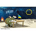 Oliver Schopf, politischer Karikaturist aus Österreich, politische Karikaturen aus Österreich, Karikatur Cartoon Illustrationen Politik Politiker Europa 2023: UKRAINE EU FLAGGE FAHNE SELENSKYJ BEITRITT MITGLIED MITGLIEDSCHAFT BEITRITTSGESPRÄCHE BEITRITTSVERHANDLUNGEN EUROPÄISCHE KOMMISSION STERNE STERNENHIMMEL MILCHSTRASSE GALAXIE ENTFERNUNG LICHTJAHRE 
