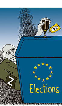 Oliver Schopf, editorial cartoons from Austria, cartoonist from Austria, Austrian illustrations, illustrator from Austria, editorial cartoon
Europe EU eu European union