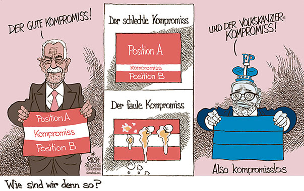 Oliver Schopf, politischer Karikaturist aus Österreich, politische Karikaturen aus Österreich, Karikatur Cartoon Illustrationen Politik Politiker Österreich Cartoon Movement, @oliverschopf.bsky.social 2025: BUNDESPRÄSIDENT VAN DER BELLEN NATIONALFEIERTAG ANSPRACHE TV DER GUTE SCHLECHTE FAULE KOMPROMISS VOLKSKANZLER KICKL KOMPROMISSLOS ROT WEISS ROT



































