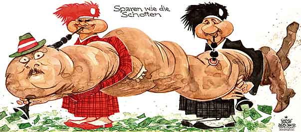  
Oliver Schopf, editorial cartoons from Austria, cartoonist from Austria, Austrian illustrations, illustrator from Austria, editorial cartoon
Europe austria 2012 WERNER FAYMANN MICHAEL SPINDELEGGER AUSTERITY SCOT BAGPIPE

