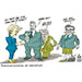 Oliver Schopf, politischer Karikaturist aus Österreich, politische Karikaturen aus Österreich, Karikatur Cartoon Illustrationen Politik Politiker Österreich 2024: EUROPÄISCHE UNION KOMMISSAR VON DER LEYEN UVDL KARL NEHAMMER WERNER KOGLER REGIRUNG KOALITION TÜRKIS GRÜN ÖVP DIE GRÜNEN MAGNUS BRUNNER NOMINIERUNG MANN FRAU
