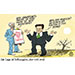 Oliver Schopf, politischer Karikaturist aus Österreich, politische Karikaturen aus Österreich, Karikatur Cartoon Illustrationen Politik Politiker Österreich Cartoon Movement, @oliverschopf.bsky.social 2025: KLIMABERICHT AAR2 NORBERT TOTSCHNIG ERDERWÄRMUNG HITZE POLITIK KOALITION DIE LAGE IST HOFFNUNGSLOS ABER NICHT ERNST
