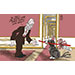 Oliver Schopf, politischer Karikaturist aus Österreich, politische Karikaturen aus Österreich, Karikatur Cartoon Illustrationen Politik Politiker Österreich 2023: BUNDESPRÄSIDENT ALEXANDER VAN DER BELLEN VDB ANGELOBUNG ZWEITE AMTSZEIT HUND JULI HOFBURG FPÖ KICKL ROTE LINIE
