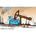 Oliver Schopf, editorial cartoons from Austria, cartoonist from Austria, Austrian illustrations, illustrator from Austria, editorial cartoon politics politician International, Cartoon Movement, 2024: COP 29 UN CLIMATE CHANGE CONFERENCE OIL GAS COAL FOSSILE ENERGY CO2 REFORM BREAKTHROUGH PETROLEUM PUMP HAMMER
