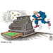 Oliver Schopf, editorial cartoons from Austria, cartoonist from Austria, Austrian illustrations, illustrator from Austria, editorial cartoon politics politician International, Cartoon Movement, @oliverschopf.bsky.social 2026: WORLD CUP SOCCER USA MEXICO CANADA FIFA GIANNI INFANTINO TICKETS HIGH PRICES VINTAGE CASH REGISTER BELL RINGING GREED TICKETS TO RIDE THE BEATLES
