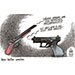 Oliver Schopf, editorial cartoons from Austria, cartoonist from Austria, Austrian illustrations, illustrator from Austria, editorial cartoon politics politician International, Cartoon Movement, @oliverschopf.bsky.social 2025: GRAZ SCHOOL SCHOOTING RAMPAGE WEAPONS SPEAK ABUSE USE SHOTGUN GLOCK
