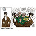 Oliver Schopf, politischer Karikaturist aus Österreich, politische Karikaturen aus Österreich, Karikatur Cartoon Illustrationen Politik Politiker international @oliverschopf.bsky.social 2026: IRAN KRIEG USA LUFTSCHLAG ALI KHAMENEI REVOLUTIONSGARDEN REGIME CHANGE DROHNEN 
