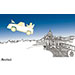 Oliver Schopf, editorial cartoons from Austria, cartoonist from Austria, Austrian illustrations, illustrator from Austria, editorial cartoon politics politician International, Cartoon Movement, @oliverschopf.bsky.social 2025: CATHOLIC CHURCH VATICAN ST. PETERS SQUARE POPE FRANCIS DEATH POPEMOBILE LIGHT ENERGY
