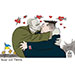 Oliver Schopf, editorial cartoons from Austria, cartoonist from Austria, Austrian illustrations, illustrator from Austria, editorial cartoon politics politician International, Cartoon Movement, @oliverschopf.bsky.social 2025: RUSSIA NORTH-KOREA PUTIN KIM JONG UN UKRAINE WAR MILITARY WEAPONS DELIVERY SUPPLY KISS LOVE HUGGING HEART
