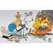 Oliver Schopf, editorial cartoons from Austria, cartoonist from Austria, Austrian illustrations, illustrator from Austria, editorial cartoon politics politician International, Cartoon Movement, @oliverschopf.bsky.social 2025: USA TRUMP LOS ANGELES PROTESTS DEPORTATIONS ICE IMMIGRATION AND CUSTOMS ENFORCEMENT NATIONAL GUARD MARINES ON FIRE MATCHES KING CHILD YOU ARE FIRED
