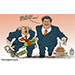 Oliver Schopf, politischer Karikaturist aus Österreich, politische Karikaturen aus Österreich, Karikatur Cartoon Illustrationen Politik Politiker international @oliverschopf.bsky.social 2026: TRUMP STAATSBESUCH CHINA XI JINPING DEAL GESPRÄCHE VERHANDLUNGEN STRASSE VON HORMUS TAIWAN FALLE STRICK UM DEN HALS KRAWATTE SCHWÄCHE STÄRKE 
