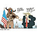 Oliver Schopf, editorial cartoons from Austria, cartoonist from Austria, Austrian illustrations, illustrator from Austria, editorial cartoon politics politician International, Cartoon Movement, 2024: USA TRUMP PRESIDENT ELECT ADMINISTRATION CAPITOL HILL DEMONSTRATION VIOLENCE JANUARY 6 MINISTER SECRETARY APPOINTING
 